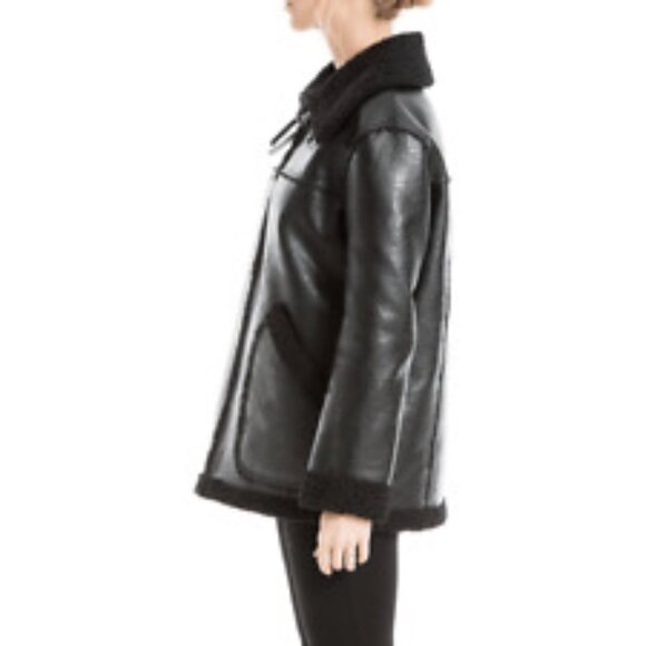 NWT Max Studio Women's Faux Leather Jacket - Picture 2 of 8